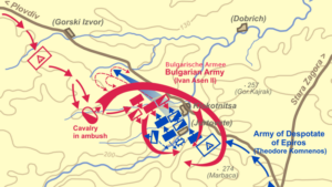 9 марта 1230 года болгары разбили византийцев