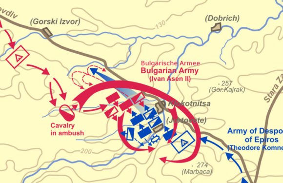 9 марта 1230 года болгары разбили византийцев